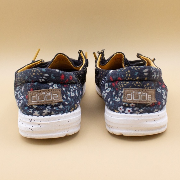 Hey Dude Wendy Funk Floral Dot Slip On Loafer Shoes Women's Size 8 - Picture 4 of 8